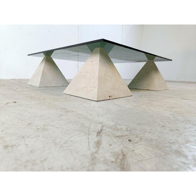 Vintage Stone Pyramid Coffee Table, 1970s For Sale - Image 9 of 11