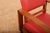 Armchair in Wood Frame & Red Artificial Leather, Cape Town For Sale - Image 6 of 11