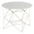 Modern Mirror Polished Stainless Steel Circular Side Table For Sale