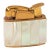 Vintage Art Deco Mother of Pearl Pocket Cigarette Lighter For Sale