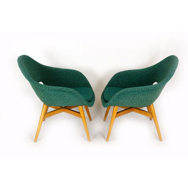 Armchairs by Miroslav Navratil for Tatra Nábytok, 1960s, Set of 2 For Sale - Image 12 of 18
