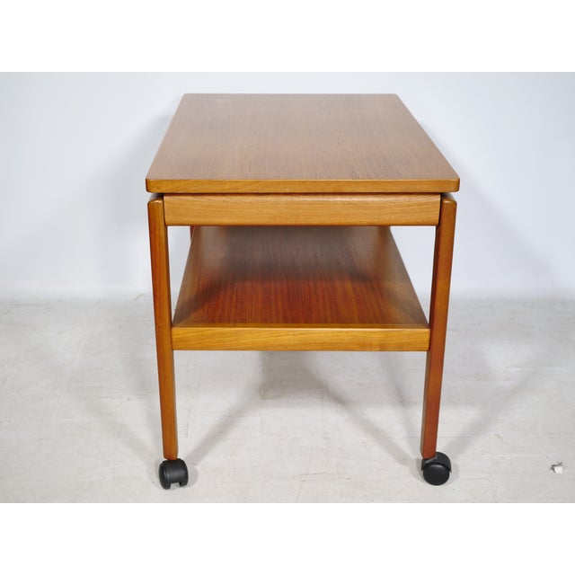 Mid-Century Modern Serving Trolley by Ole Wanscher for France & Son, 1960s For Sale - Image 6 of 13