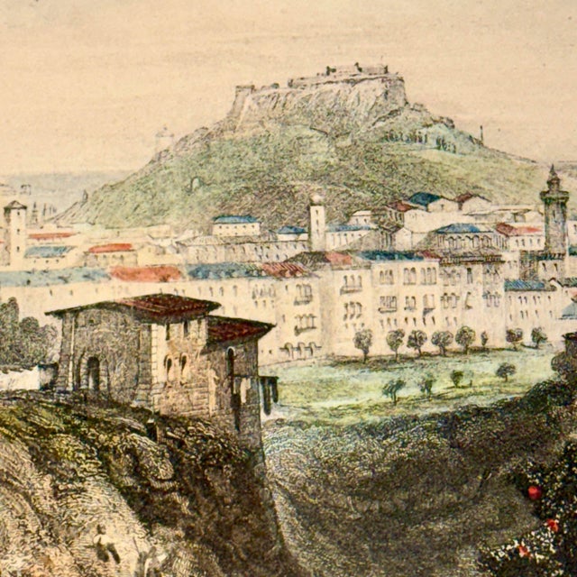 Mid-19th Century French Riviera Engravings - A Pair For Sale - Image 10 of 12