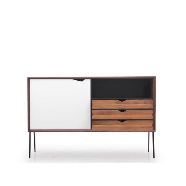 Scandinavian Model S2-51 Sideboard in Walnut For Sale - Image 14 of 14