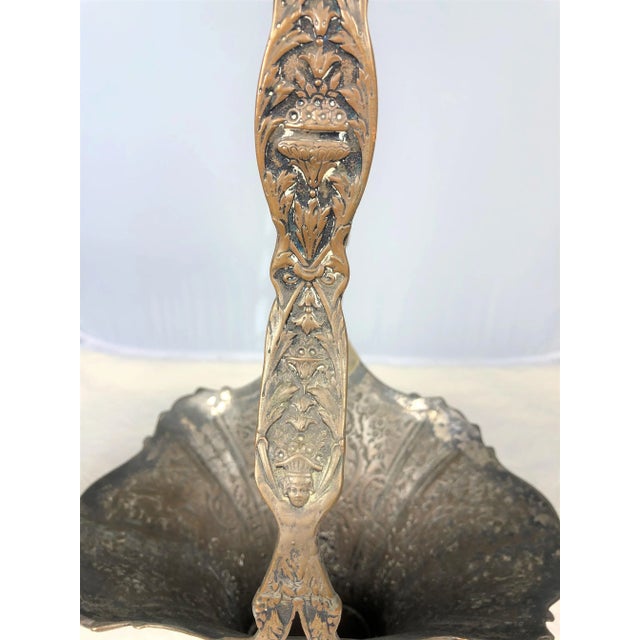 Antique Silver Wedding Basket Cross Silver For Sale - Image 4 of 11