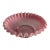 Vintage Mid-Century Fenton Hobnail Pink and White Opalescent Bonbon Dish or Shallow Bowl For Sale