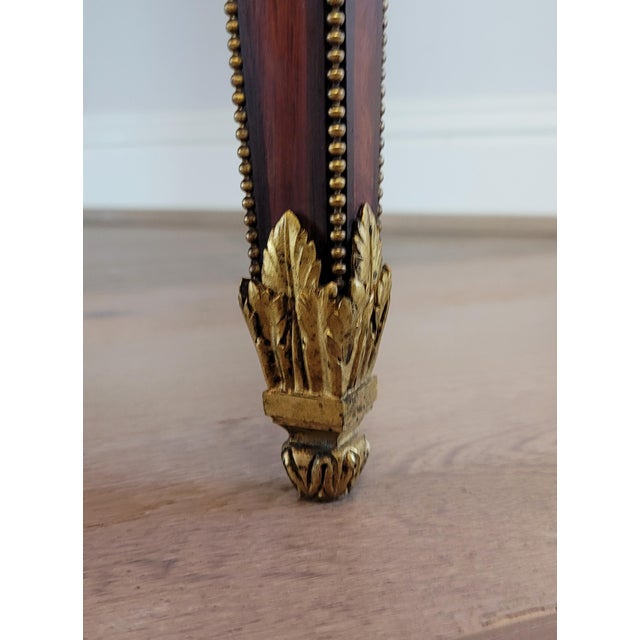 Scarce Louis XVI Neoclassical Gentleman's Flip-Top Mirror Bureau Dressing Table Writing Desk Vanity Manner of Jean-Henri Riesener For Sale - Image 11 of 12