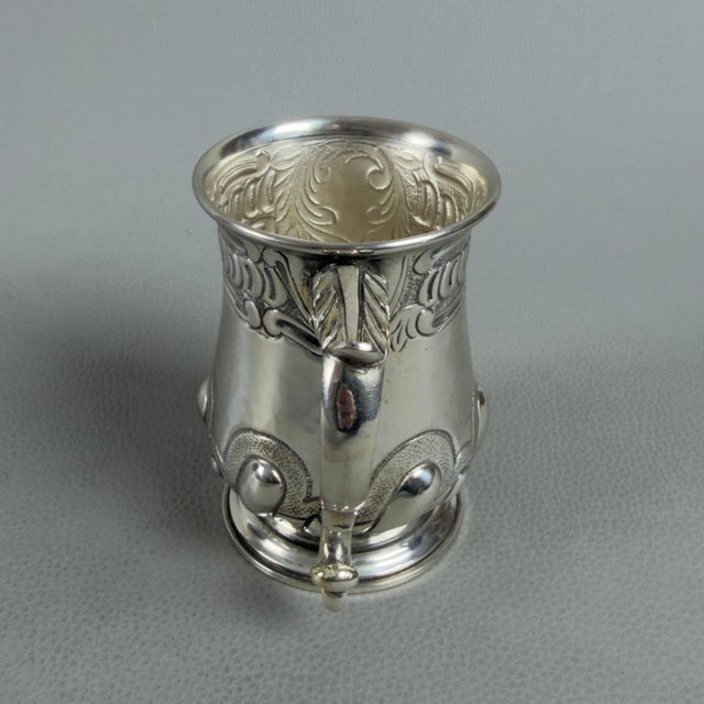 Small Vintage Handcrafted 800 Silver Pourer Carafe, 20th Century For Sale - Image 4 of 11