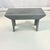 A classic piece of Americana Folk Art. This pine bench is from the 1950s and hand-crafted probably as a high school shop...
