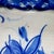 Mid 20th Century Vestal Alcobaca Portugal Blue and White Floral Handled Ceramic Serving Tray For Sale - Image 16 of 16