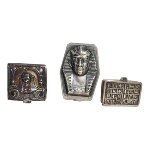 Egyptian Revival Pill Boxes Circa 1920s - A Group of 3