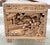 Chinese Antique 1920’s Hand Carved Wood Chest For Sale - Image 4 of 10