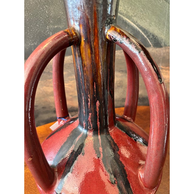 Late 20th Century Late 20th Century Large Pacific Northwest Studio Pottery Floor Vase For Sale - Image 5 of 5