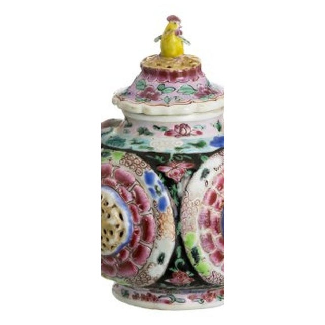 Ceramic East Indian Porcelain Teapot For Sale - Image 7 of 8