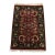 Agra Rug 1’5” X 2’1” Red Wool Vintage Traditional Hand-Knotted Oriental Carpet For Sale