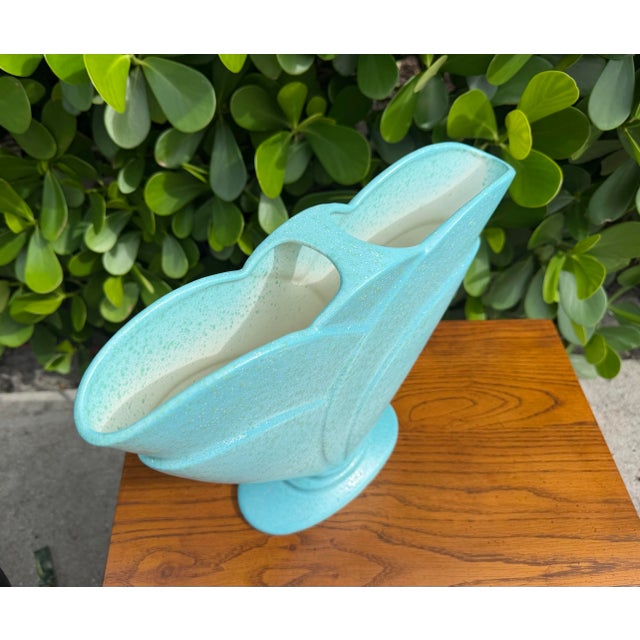 Ceramic Vintage Large Architectural Lotus Form Vessel by Royal Haeger For Sale - Image 7 of 8