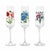 Transparent Vintage Portmeirion Botanical Garden Stemmed Champagne Flutes- Set of 3 For Sale - Image 8 of 8
