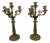 Antique Candleholders in Bronze, 1800s, Set of 2 For Sale