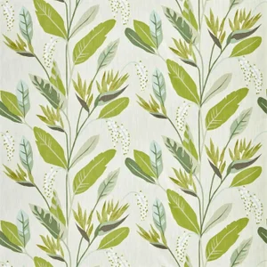Harlequin Llenya Fabric in Lime/Jade/Pebble