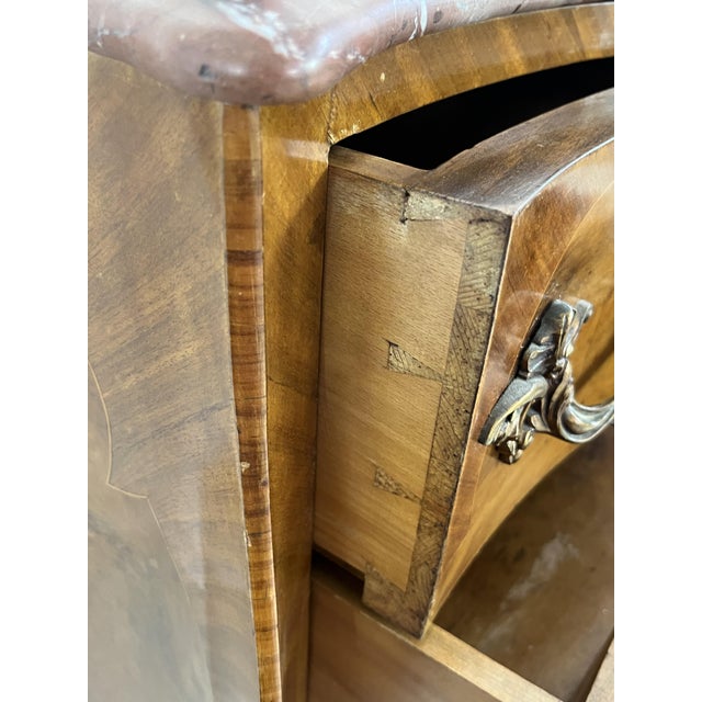 Mid-Century Modern Mid-Century Louis XV Chests of Drawers and Nightstands, 1950s, Set of 3 For Sale - Image 3 of 18