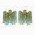 Italian Murano Glass Tronchi Wall Sconces in Green Tone by Simoeng, Set of 2 For Sale - Image 9 of 9