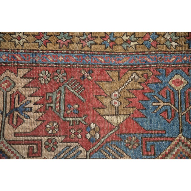 Textile Vintage Heriz Rug - 3'5" X 5' For Sale - Image 7 of 12