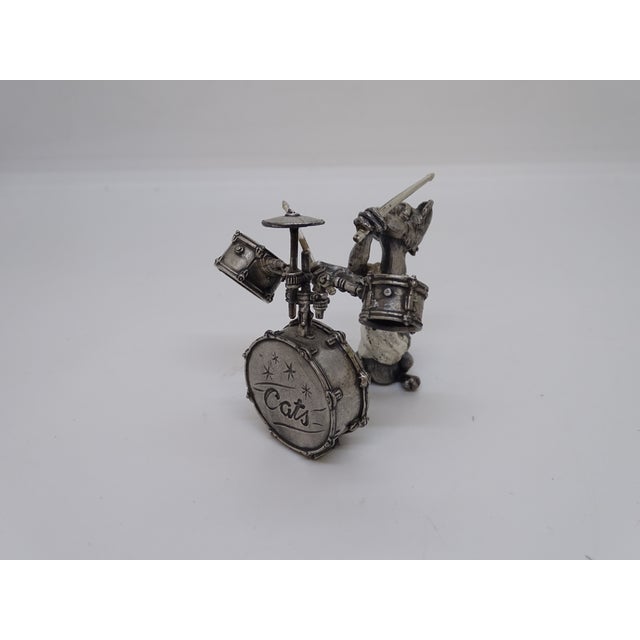 Musical Cats Figurine in Steel from Aryentis, 1980s For Sale - Image 17 of 18