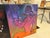 Abstract 1970s Jj Cruz Original Oil Painting on Canvas Listed Artist 36x47 For Sale - Image 3 of 6