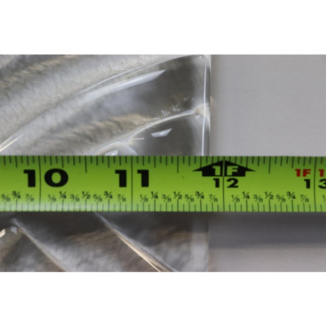 Glass Mid-Century Murano Hand Cast Glass Panel For Sale - Image 7 of 8