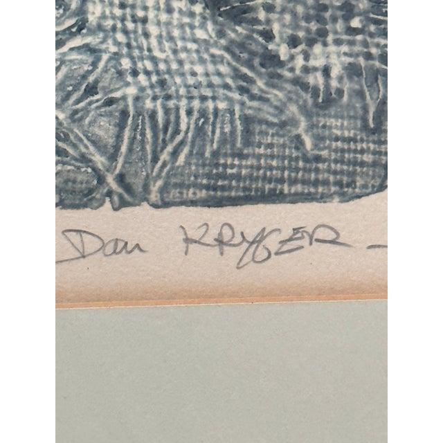 Drawing/Sketching Materials Late 20th Century Dan Kryger Color Lithograph "King" For Sale - Image 7 of 8