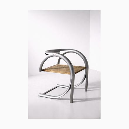 Modernist Italian Prototype FerroTipi Armchair from G.Malacrida and P. Resmini, 1968 For Sale - Image 14 of 14