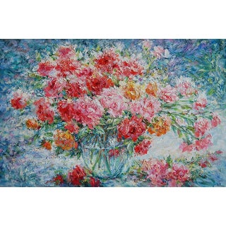 Oil Painting Sunny Roses Kotmin Olga For Sale