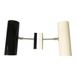 Minimalist Nickel-Plated Wall Lights from Bünte & Remmler, Set of 2 For Sale