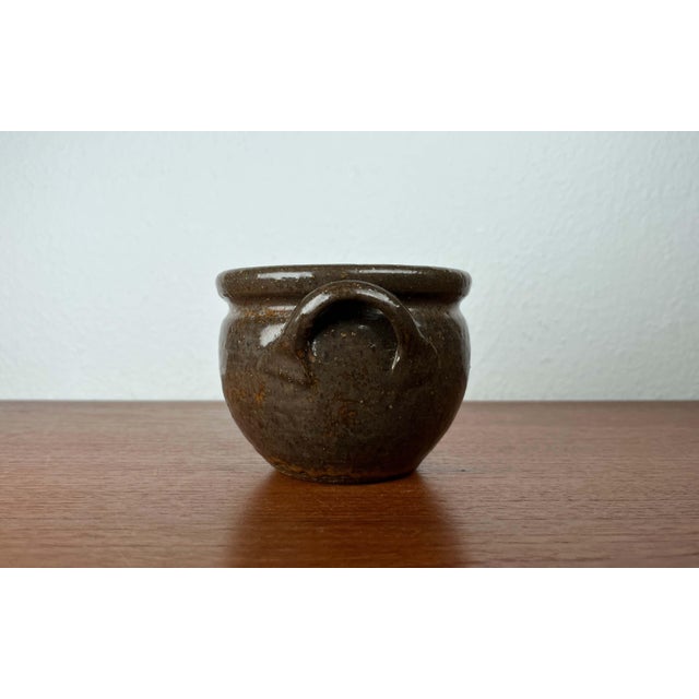 Ceramic Mid-Century Modern German Studio Pottery Vessels, Plate, Vase, Bowl from Rudi Stahl, 1960s, Set of 3 For Sale - Image 7 of 18