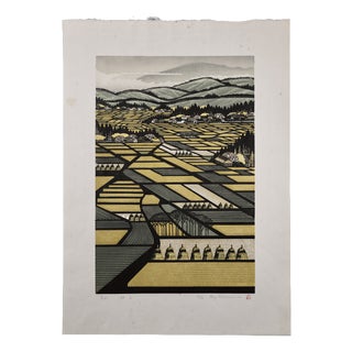 Ray Morimura, Gassan, 1998, Woodblock For Sale