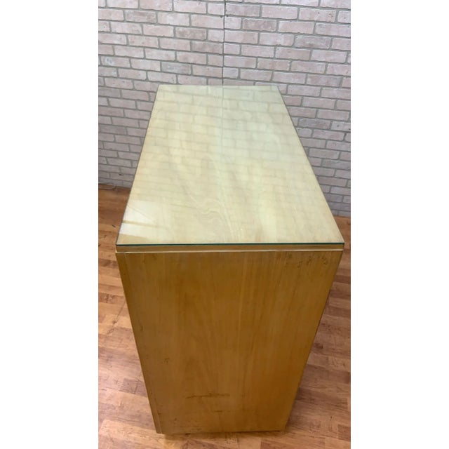 Wood Mid Century Modern Cork and Wood Dresser by Paul Frankl For Sale - Image 7 of 8
