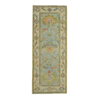 Turkish Oushak Rug 2'4"x 5'10" #20124 For Sale