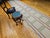 Late 20th Century Vintage American Runner, Flat-Woven Wool & Cotton, Allover Pattern, Green Stripes, 4x24 For Sale - Image 5 of 12