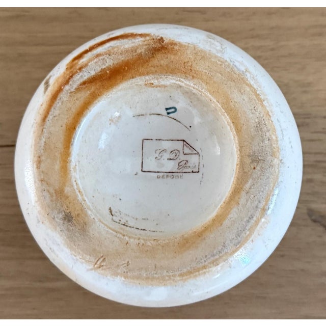 1892 Antique Ceramic Calendar Paperweight W. W. Wattles & Sons Pittsburgh g.d. Paris Depose For Sale In Tampa - Image 6 of 7