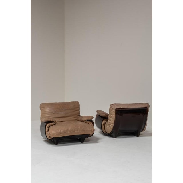 A pair of Marsala lounge chairs designed by Michel Ducaroy for Ligne Roset in the 1970s. The Marsala is one of Ducaroy’s...