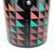 Black Georges Briard Memphis Style Postmodern Black Geometric Print Ice Bucket, 1980's For Sale - Image 8 of 13
