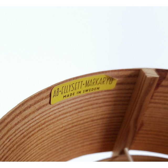 Brown Pendant Light by Hans-Agne Jakobsson for Ellysett For Sale - Image 8 of 11