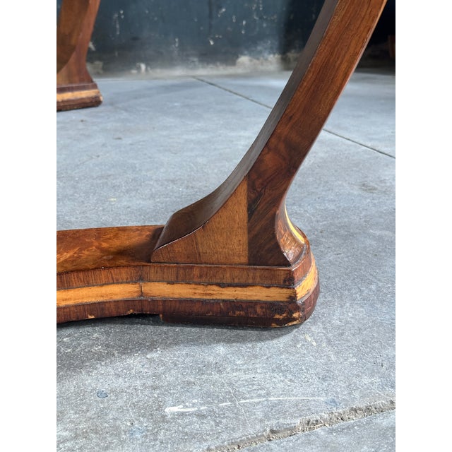 Early 20th Century Scalloped Period Art Deco Dining Table For Sale - Image 9 of 9