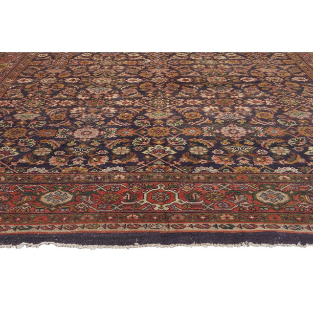 Antique Persian Sultanabad Rug, 08'04 X 10'02 For Sale - Image 4 of 10