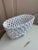 1960s French Country White Ceramic Woven Rope Cachepot Basket For Sale - Image 4 of 11