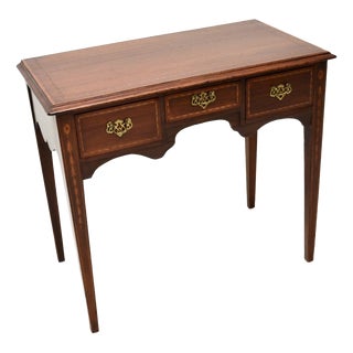 Antique Georgian Lowboy Side Table, 1790s For Sale