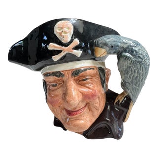 Royal Doulton “Long John Silver” Character Jug – Max Henk, 1951 For Sale