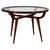 Round Walnut Coffee Table by Nicolay Diulgheroff, Italy, 1950s For Sale - Image 15 of 15
