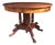 Oval Mahogany Pedestal Table, 1890s For Sale