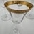 Vintage Tiffin-Franciscan Laurel Stemware Gold Encrusted Band Set of 5 cordials